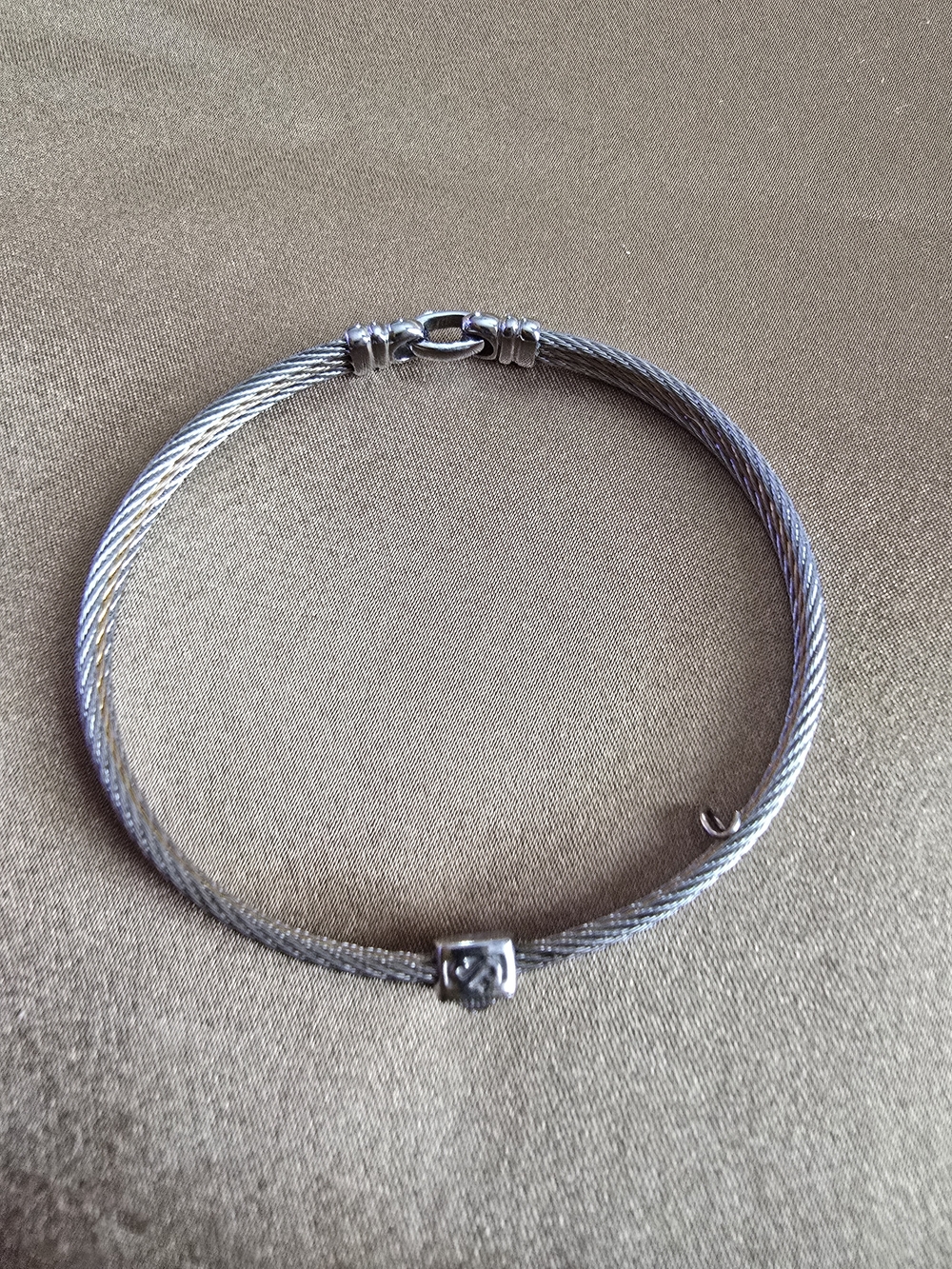 Alor Cable Strand Bracelet with Decorative Diamond Accent
